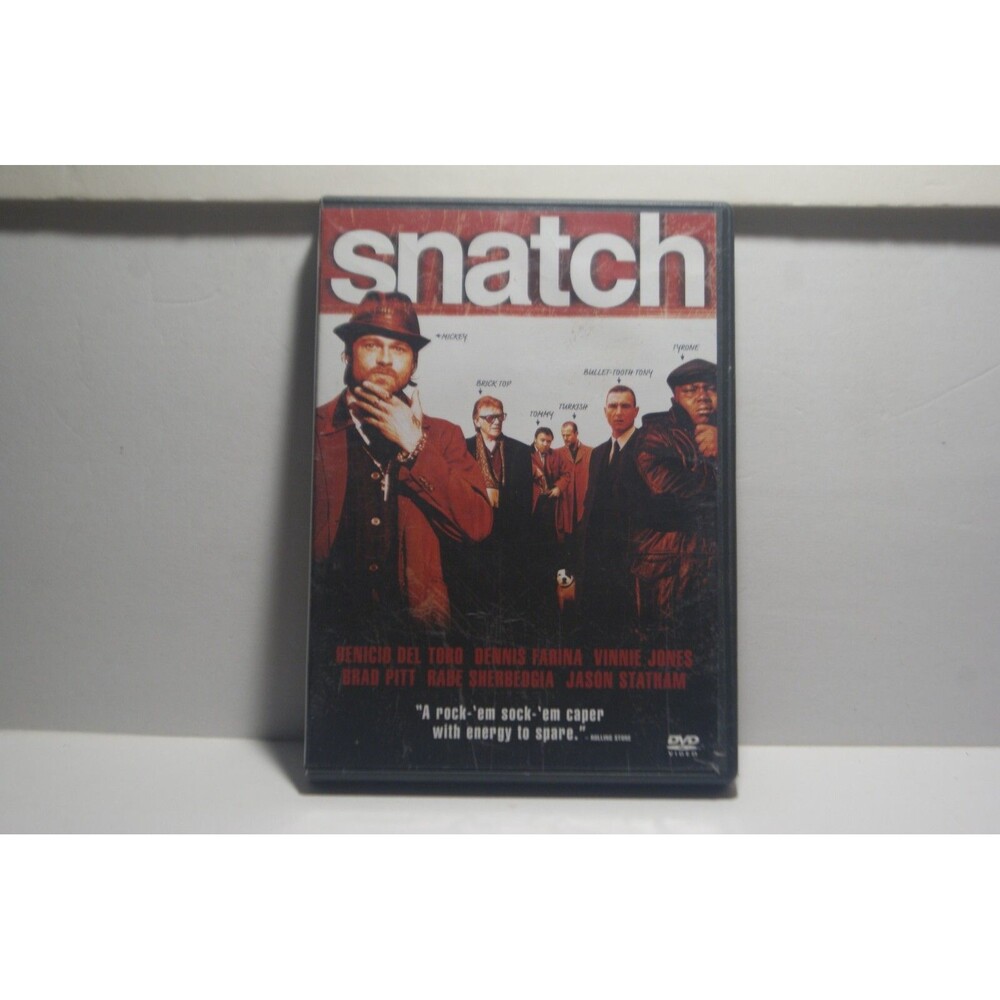 Snatch (DVD, 2000) Brad Pitt Action Comedy English Genre